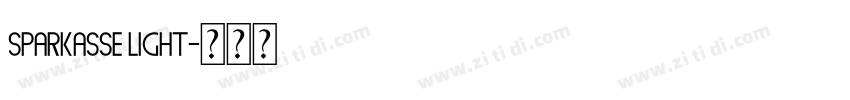 Sparkasse Light字体转换